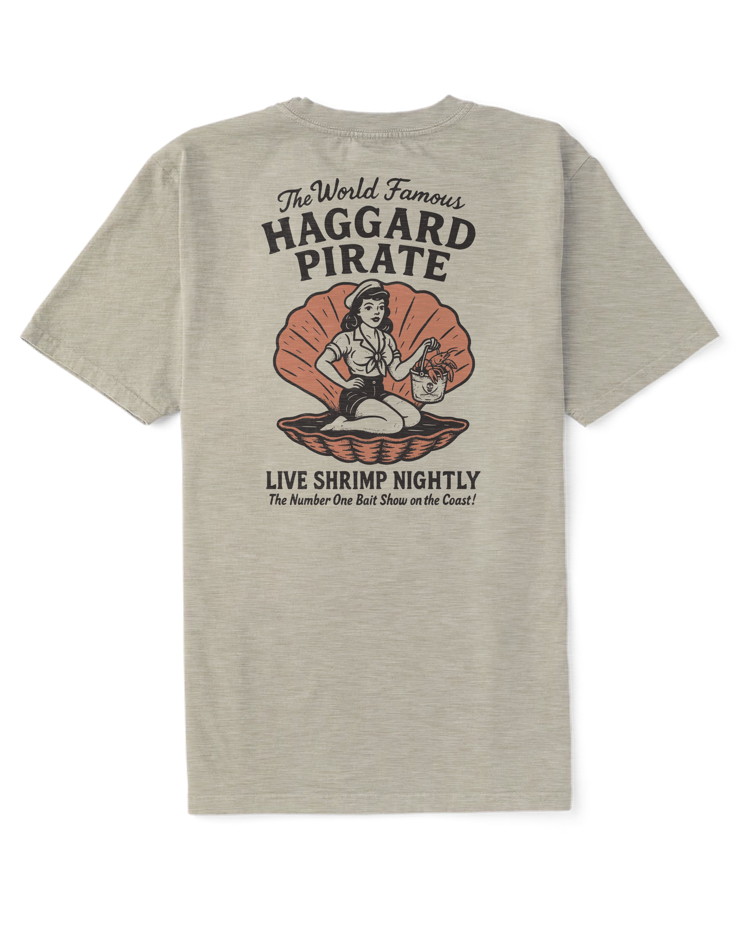 Bait Show Tee Heather Sand
