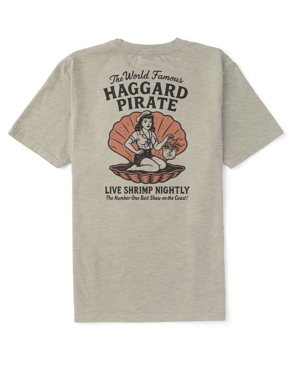 Bait Show Tee Heather Sand