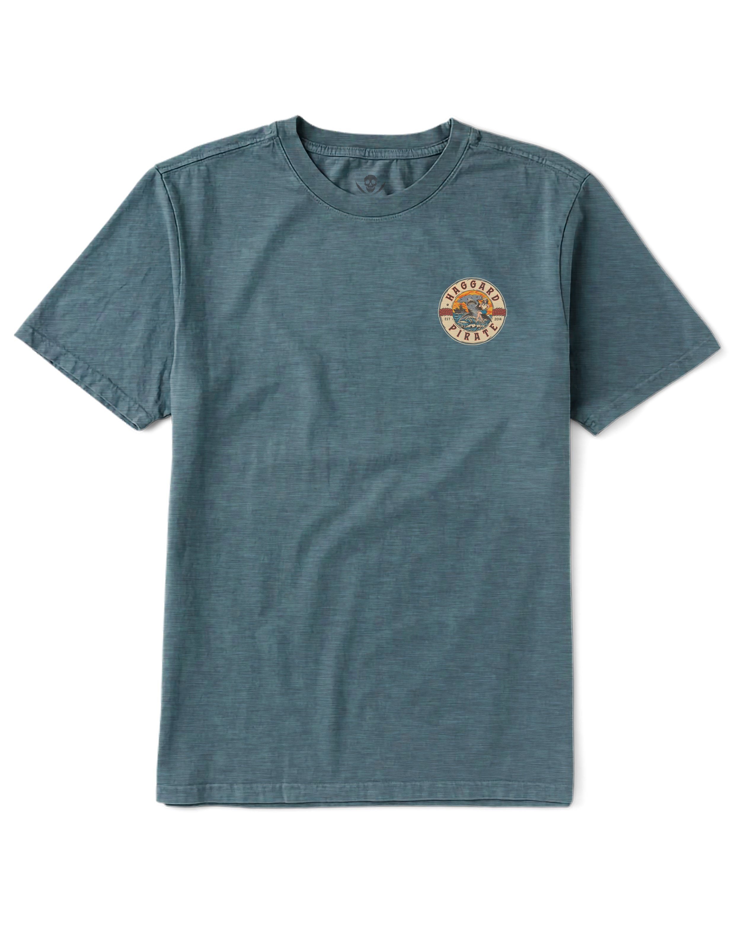 Broadside Tee Heather Blue
