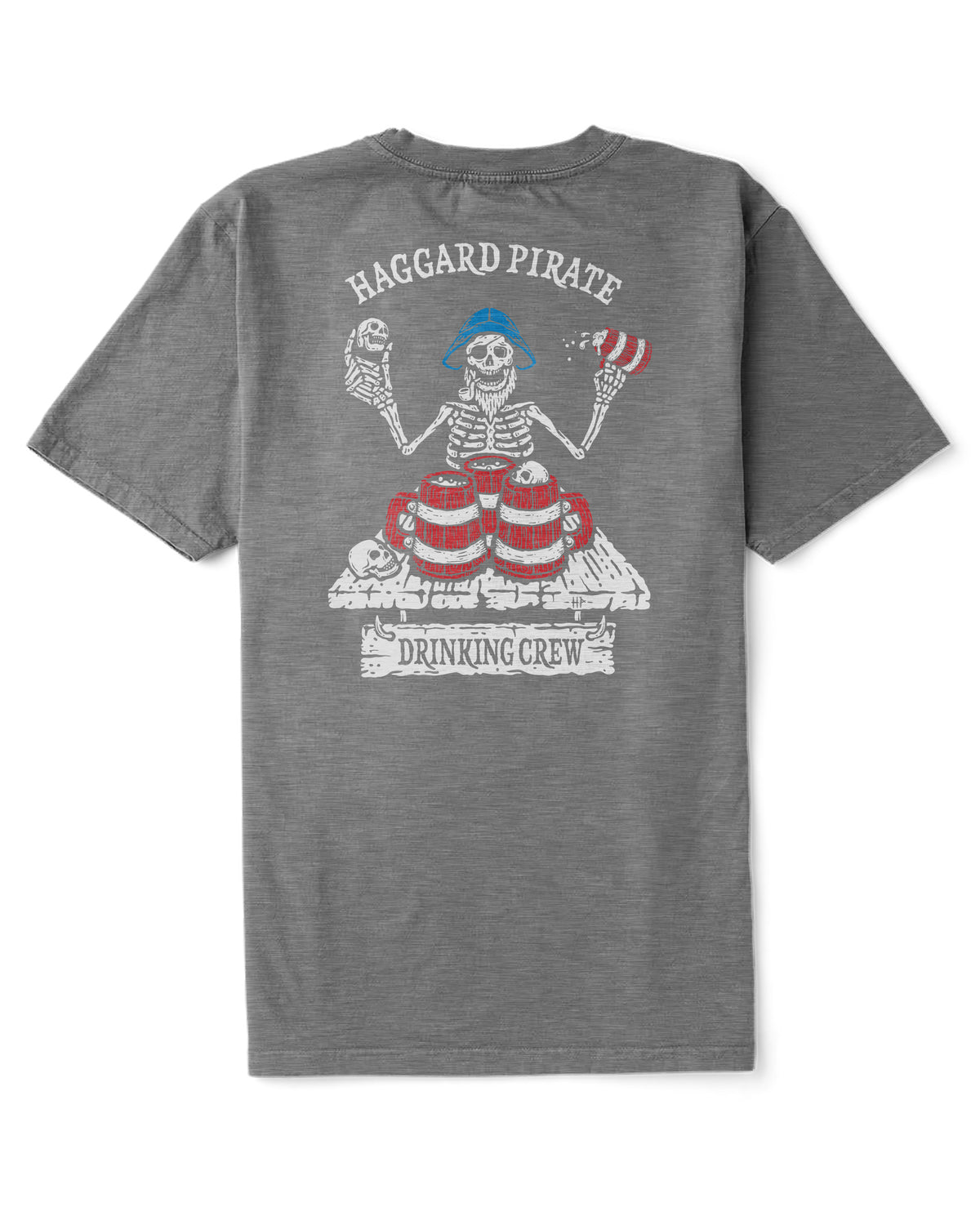 Drinking Crew Tee Heather Grey