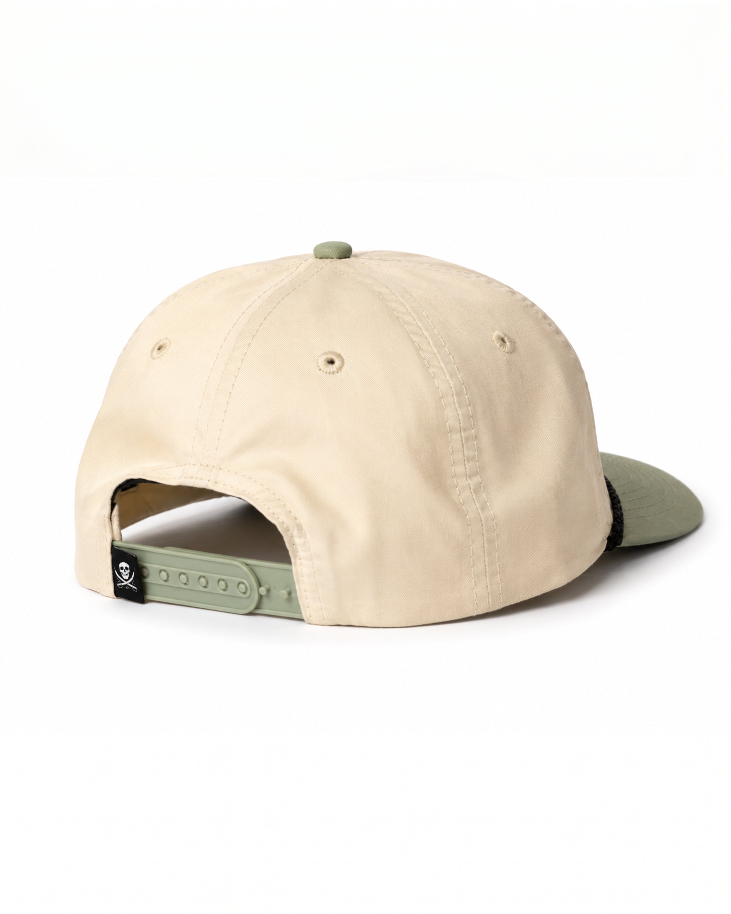 Eel Snapback Vintage White / Sage