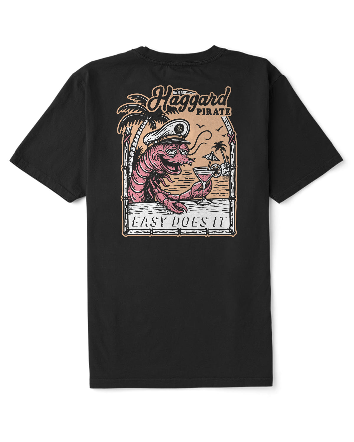 Easy Does It Tee Black