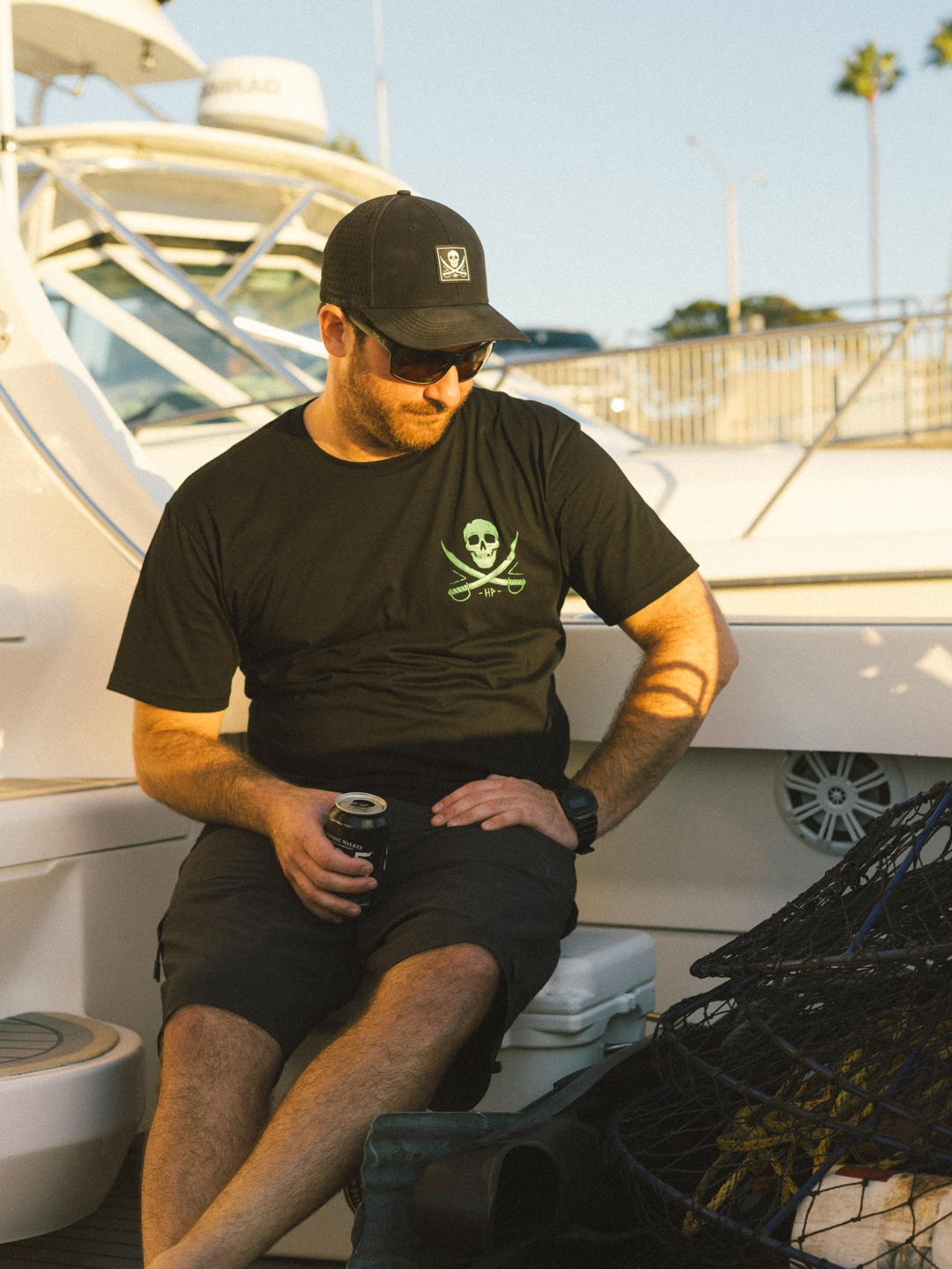 Skulled Tee - Glow in The Dark