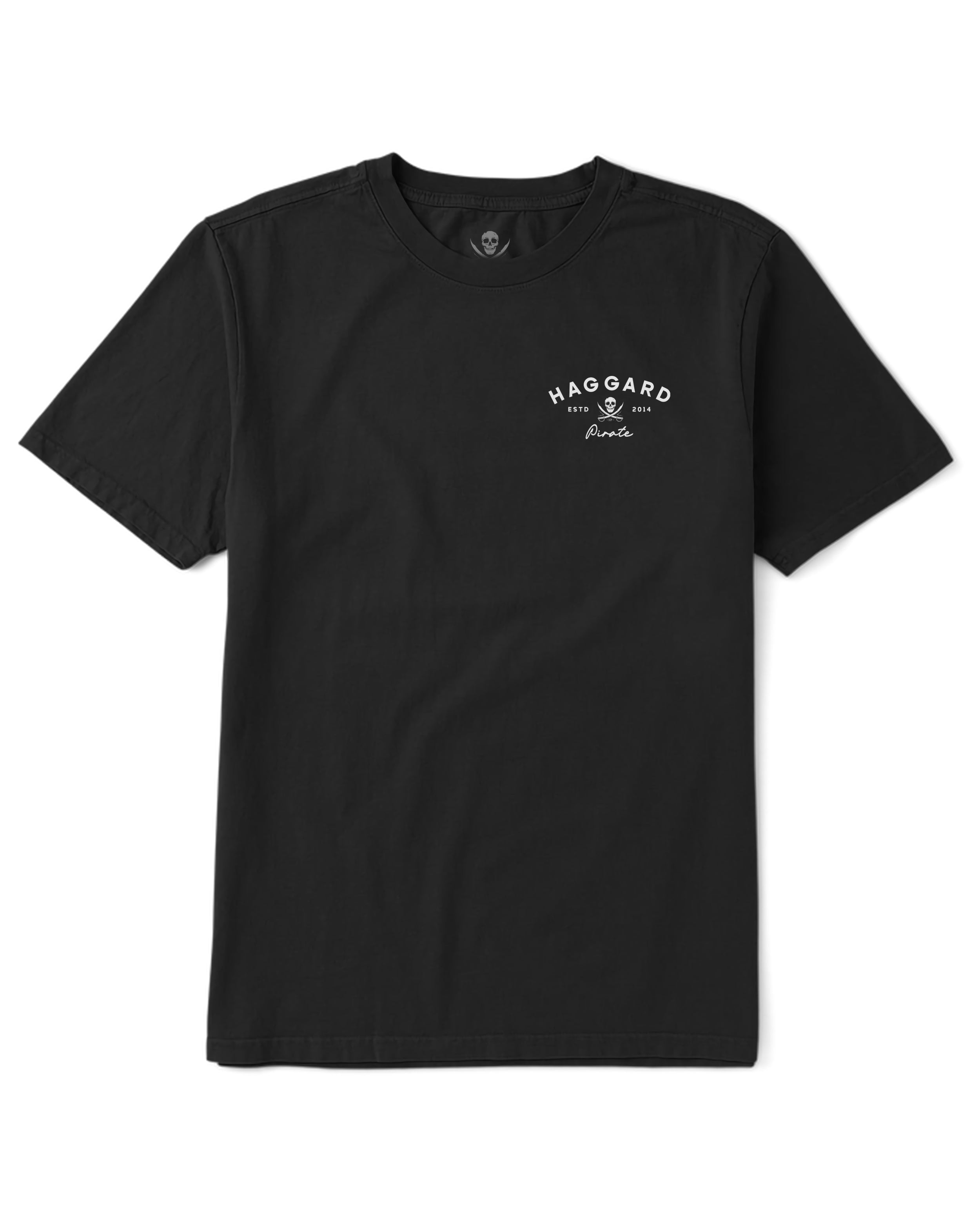 Port Mark Tee Black