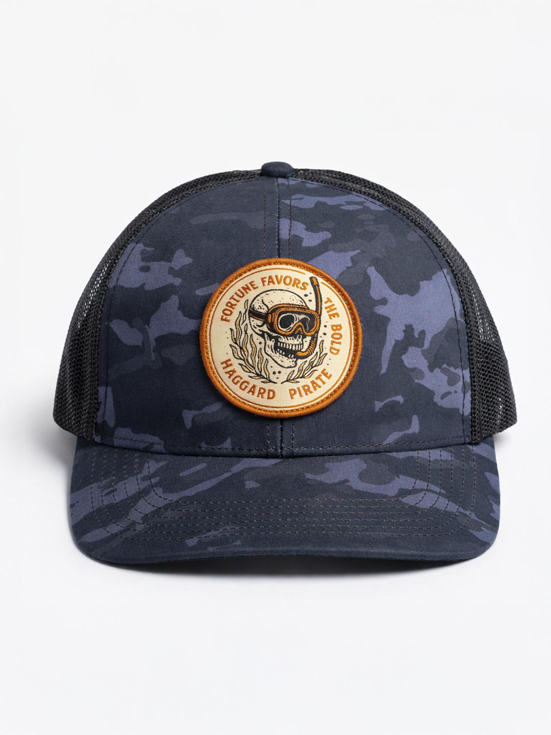 Skull Diver Heritage Trucker Black Camo