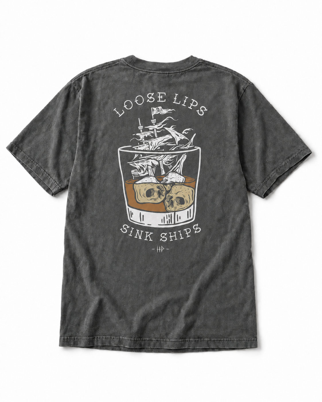 Loose Lips Tee - Pigment Pepper