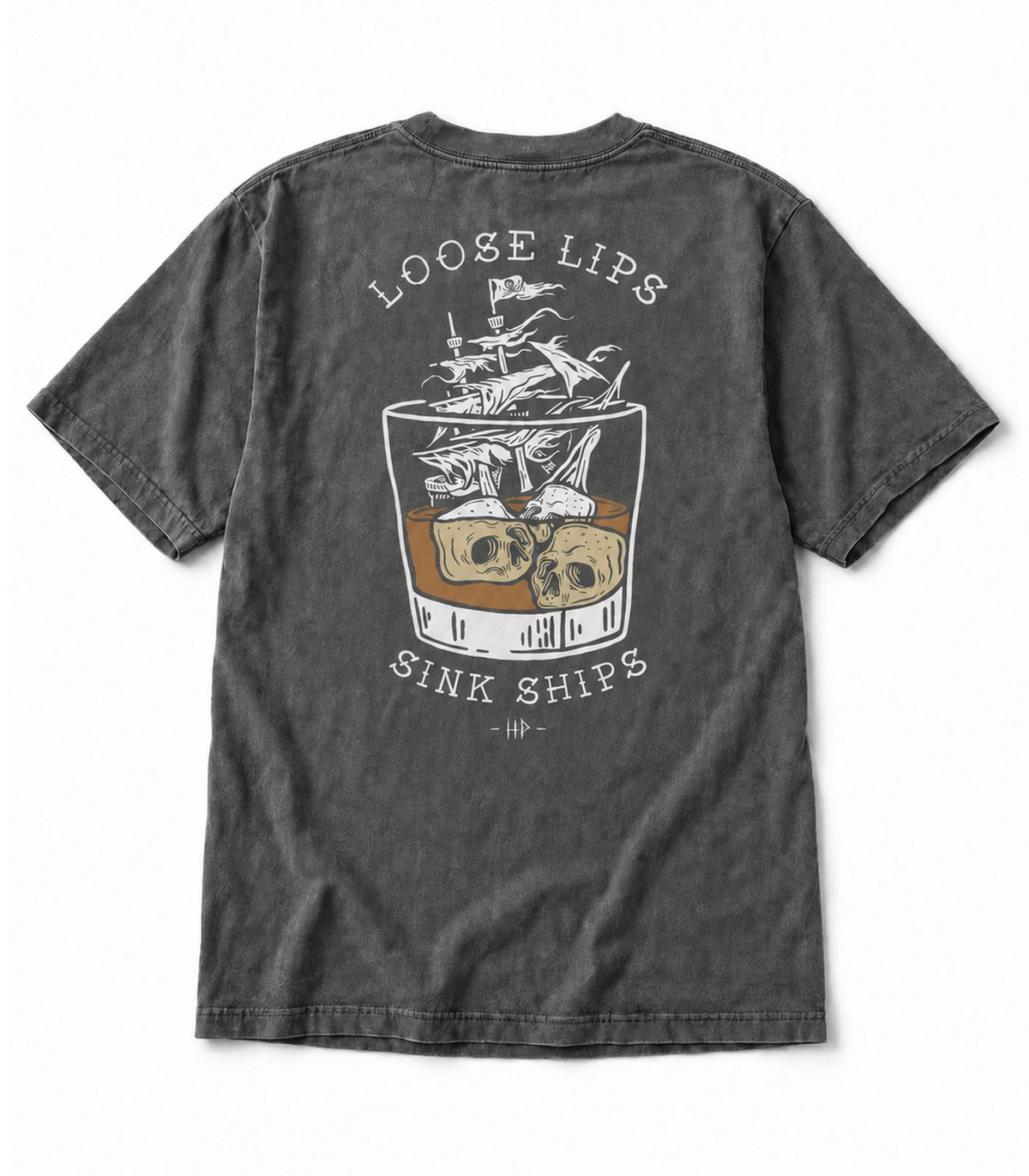 Loose Lips Tee - Pigment Pepper