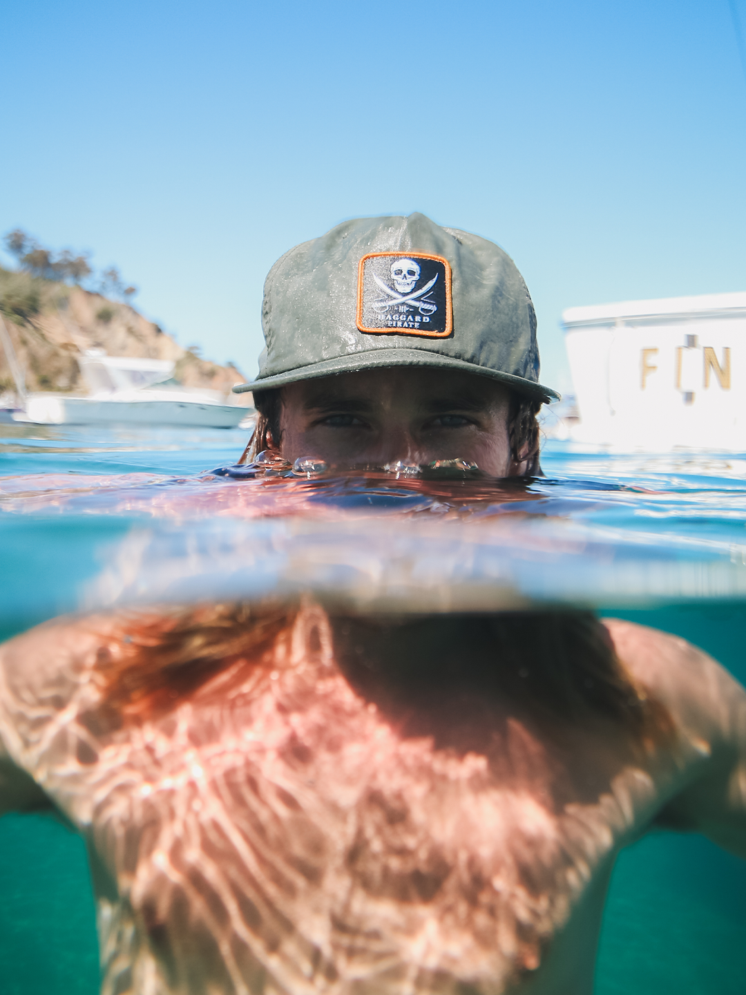 Surf Hat Haggard Pirate