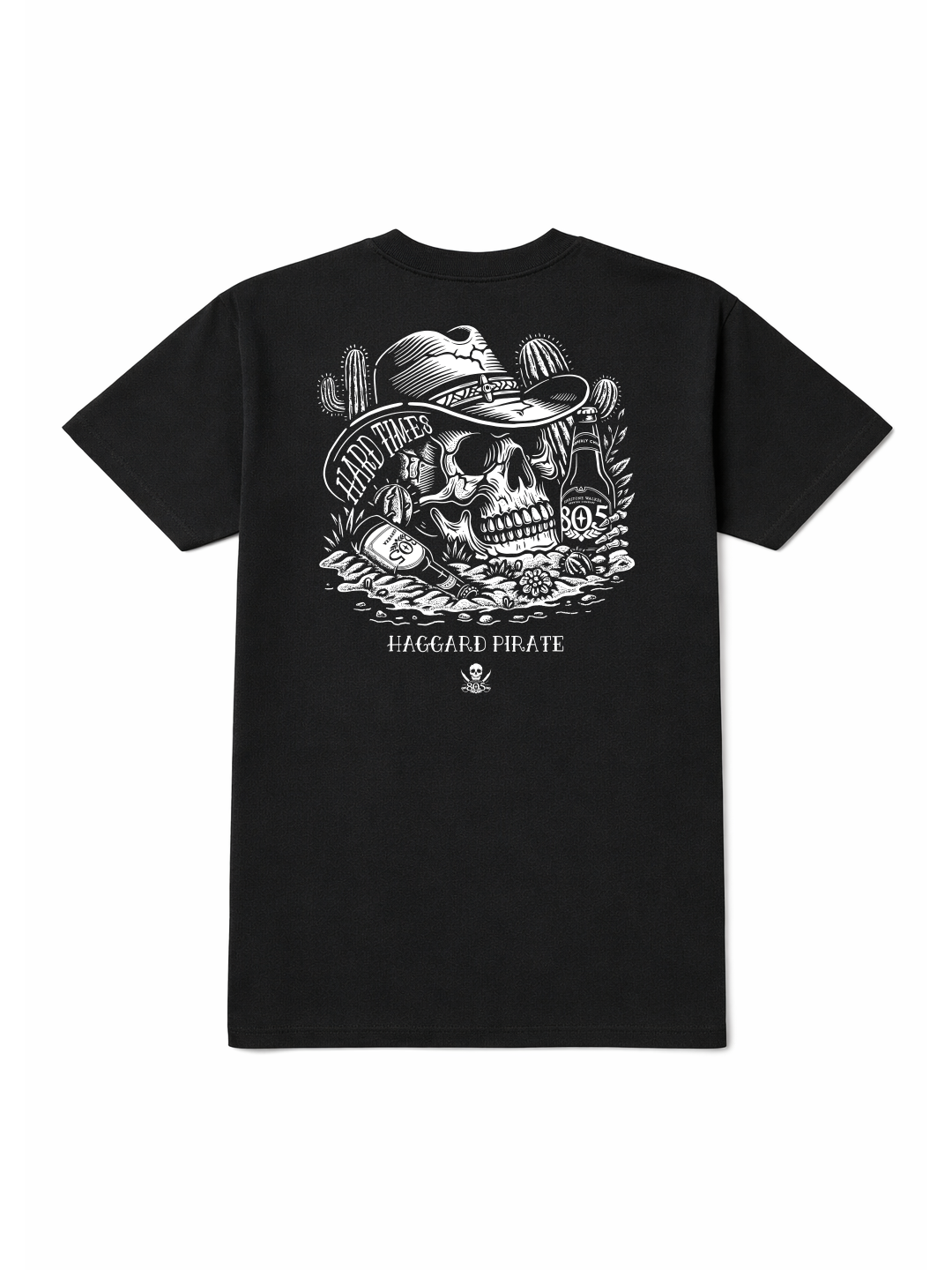 Hard Times Tee — 805 Beer x Haggard Pirate