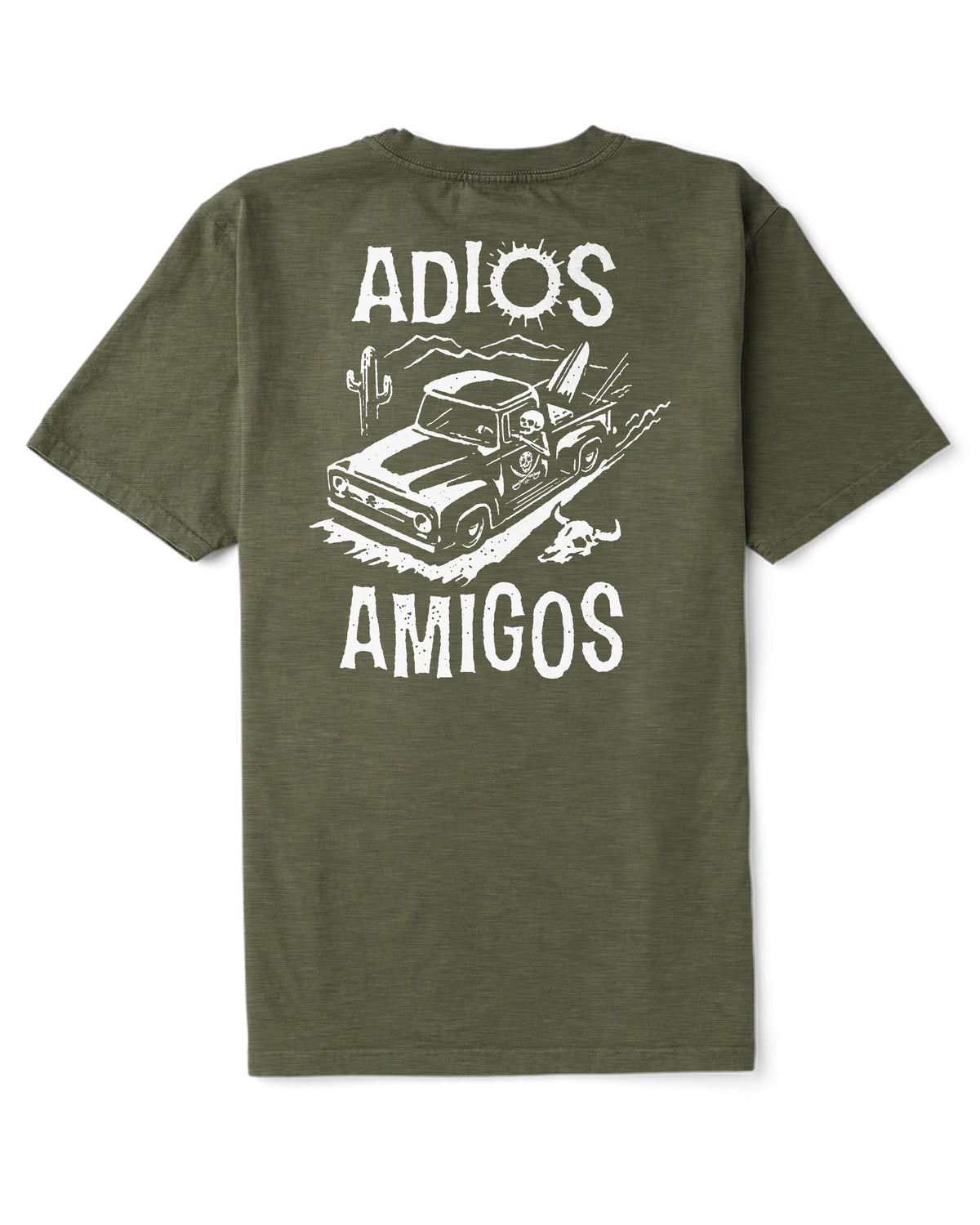 Adios Tee Heather Olive