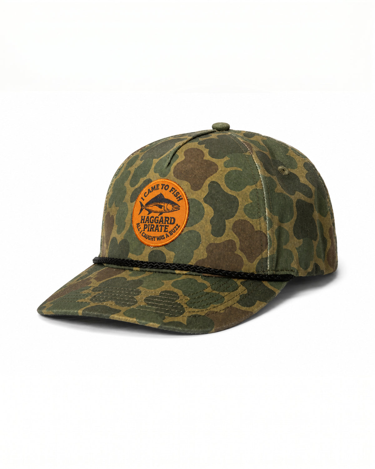 All I Caught Snapback Frogman Camo