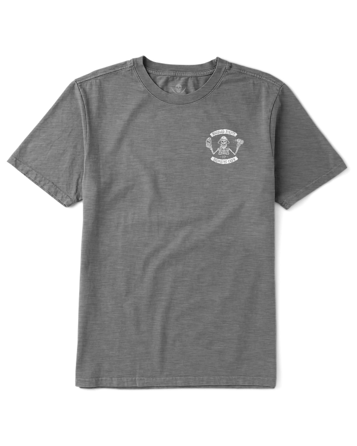Drinking Crew Tee Heather Grey