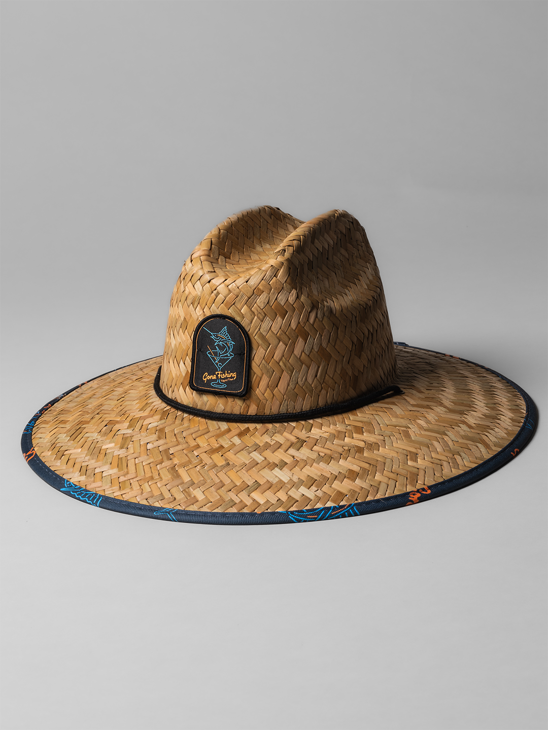 Gone Fishing Straw Hat