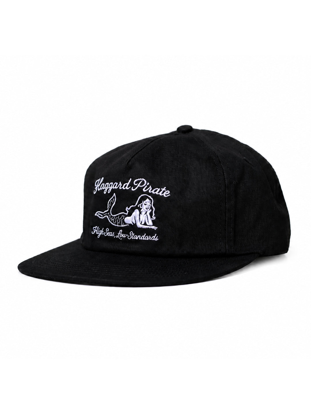 High Seas Black Unstructured Hat