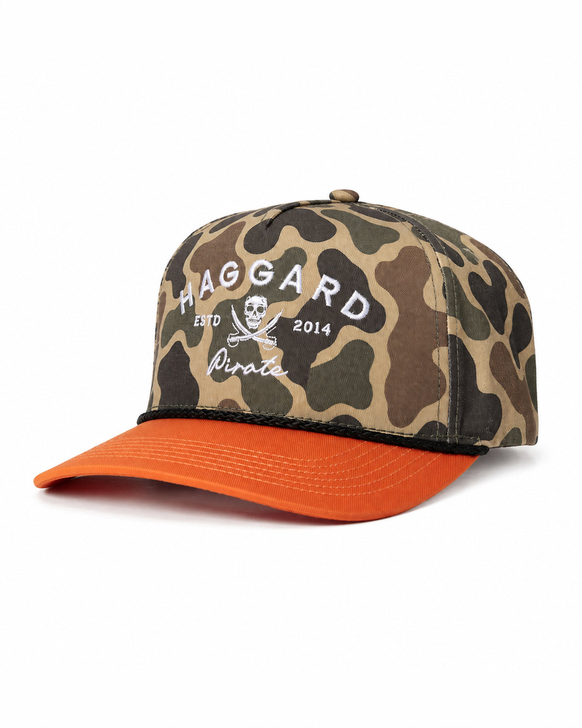 Port Mark Snapback - Duck Camo / Orange