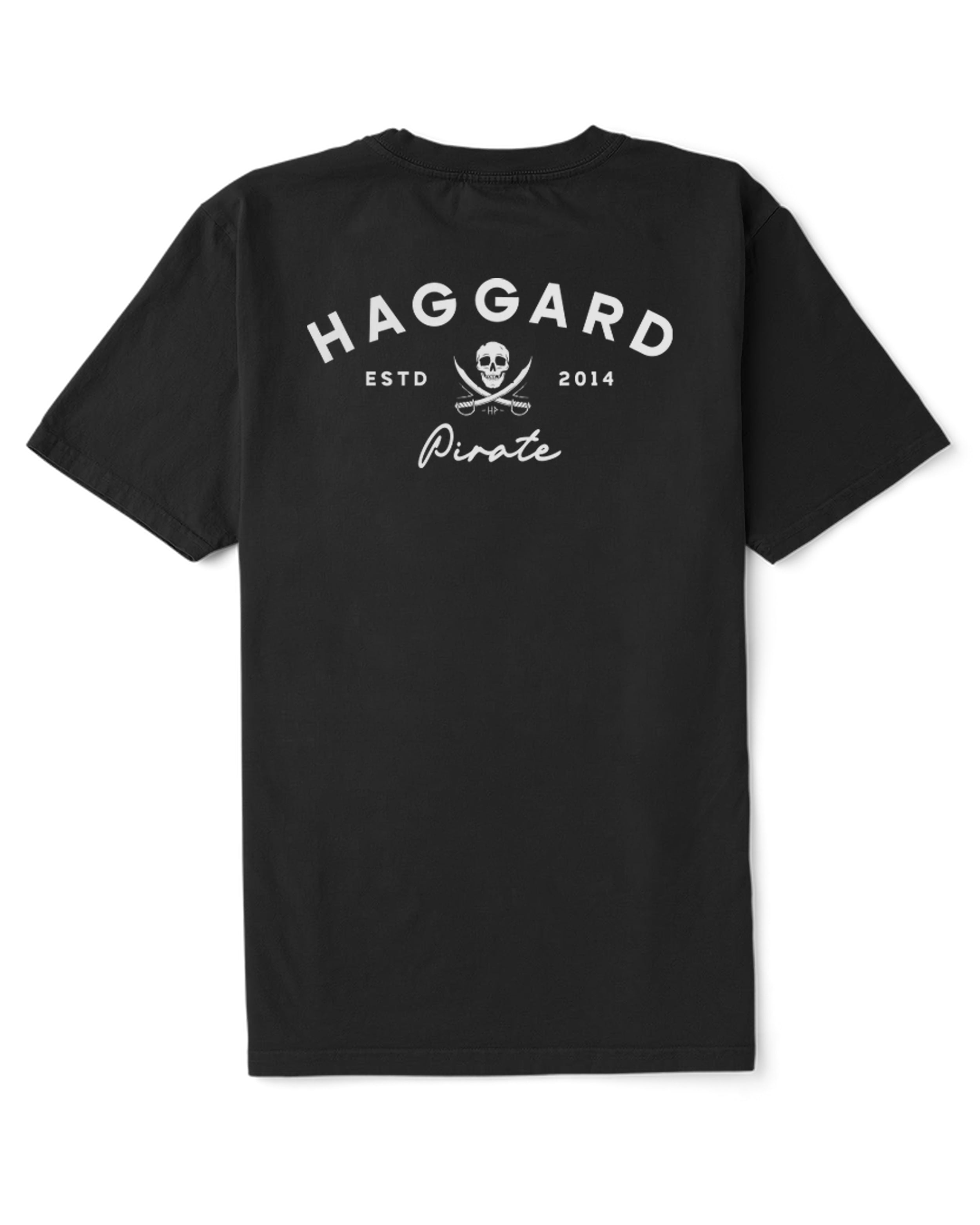 Port Mark Tee Black