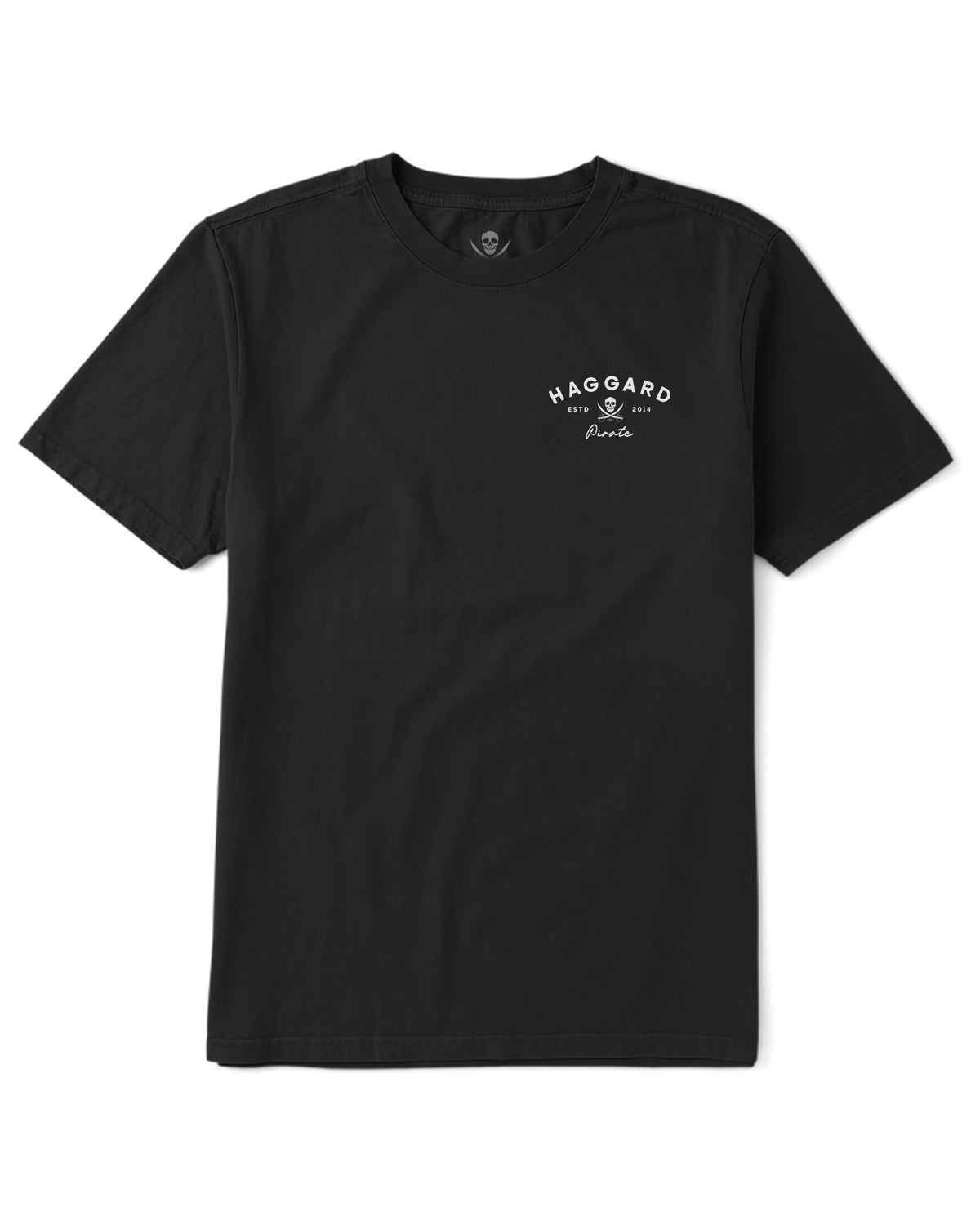 Port Mark Tee Black