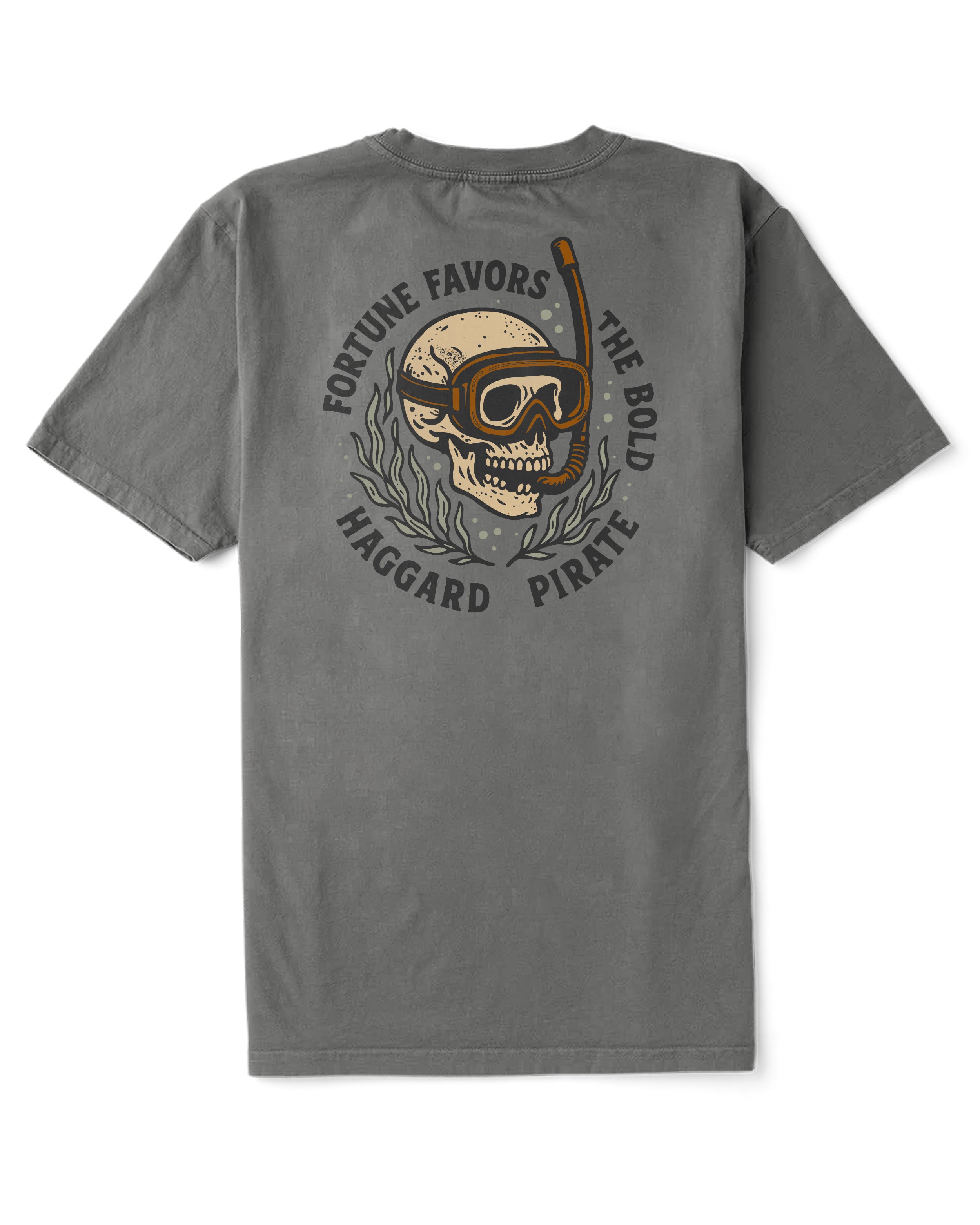 Skull Diver Tee Granite