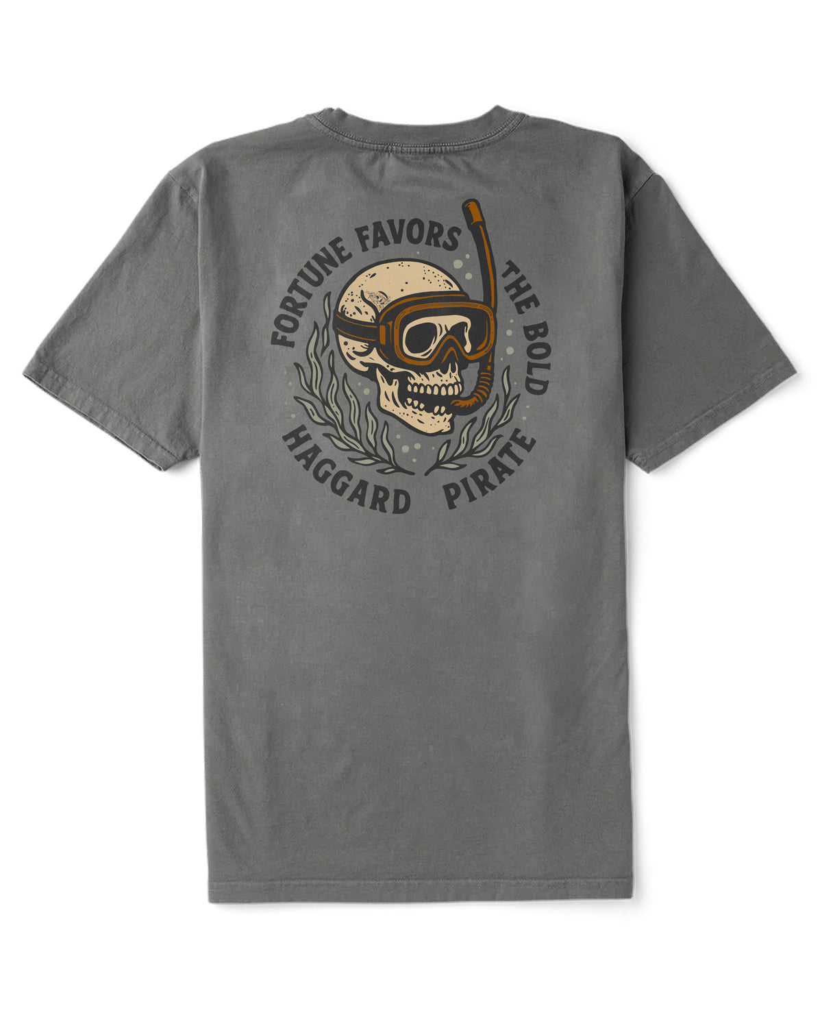 Skull Diver Tee Granite