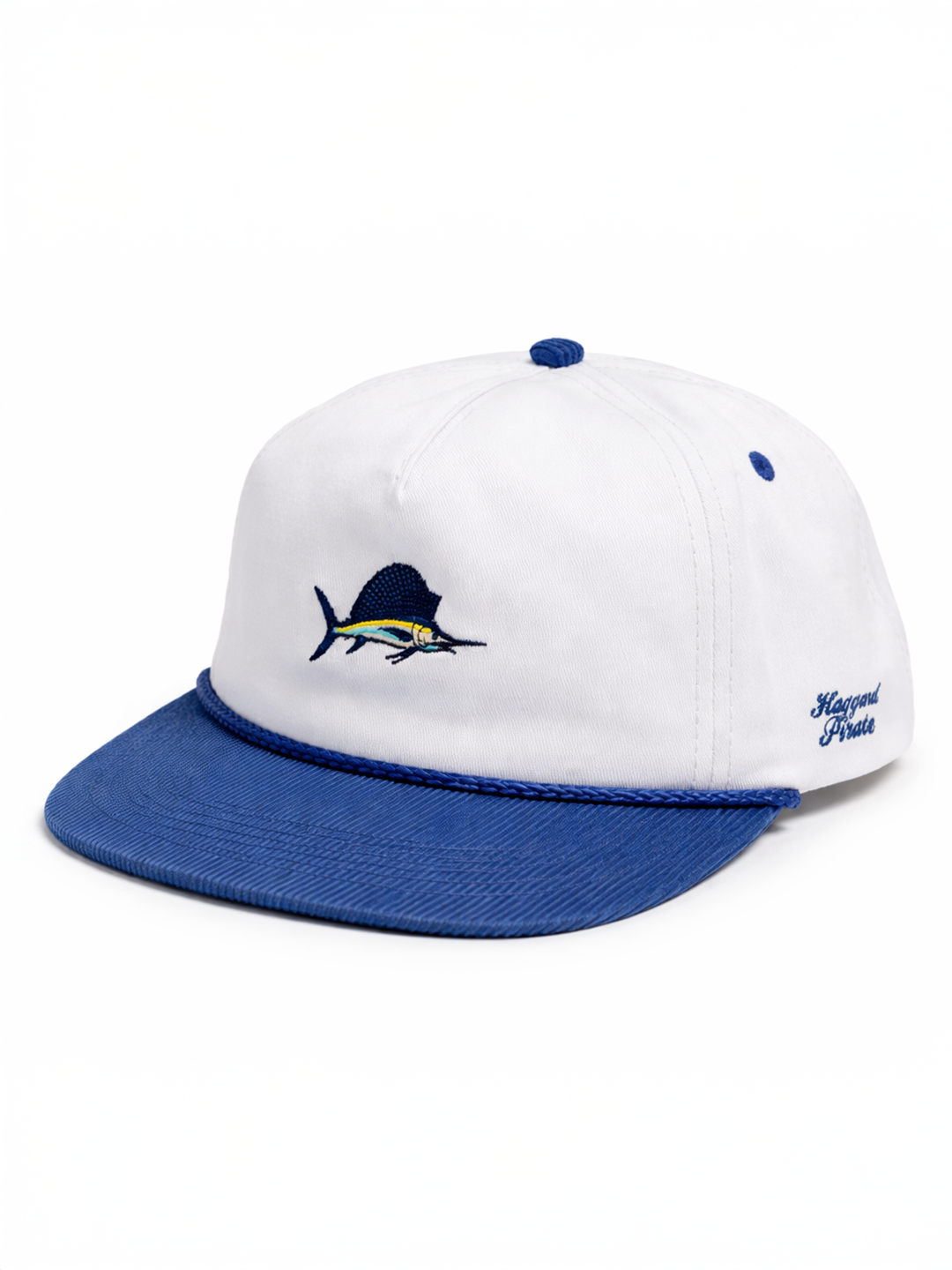 Sailfish Corduroy Snapback White/Royal