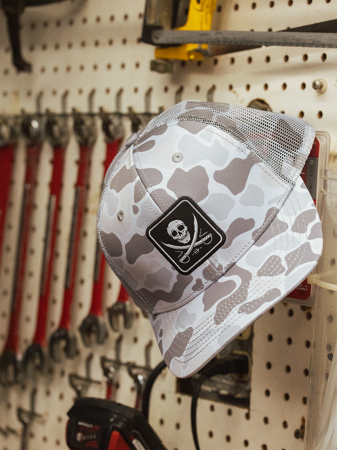 Skulled Retro Trucker