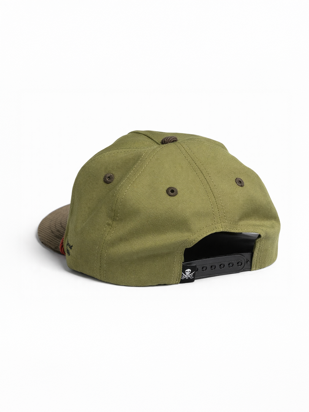 Tiger Corduroy Snapback Olive/Black