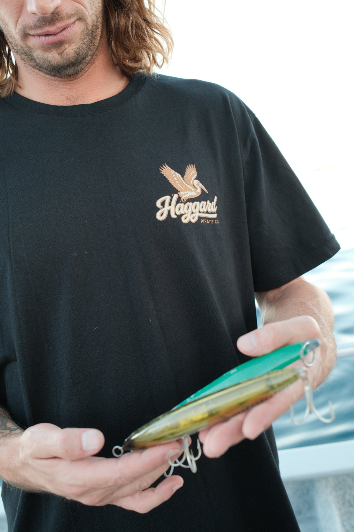 Outfitters Tee - Black — Baja trip lifestyle photograph, view 2